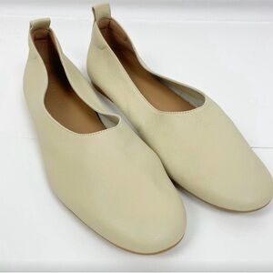 EVERLANE day glove flat in cream size 11 NWOB